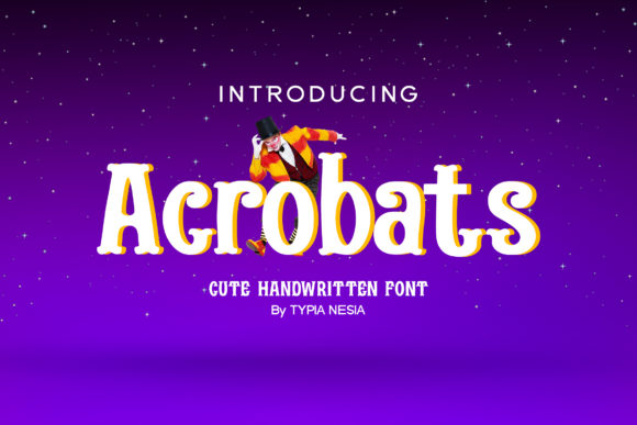 Acrobats Display Font for Web Design and Branding