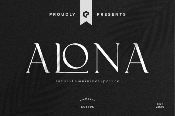 Alona Display Font for Modern Makers and Designers