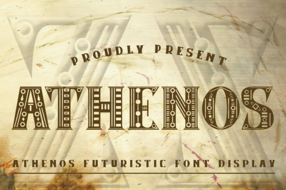 Athenos Display Font for Bold Brand Campaigns