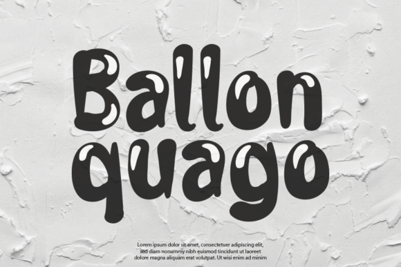 Ballon Quago Font for Business Branding and Design