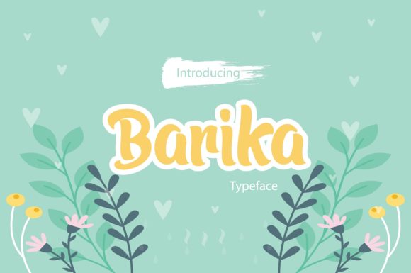Barika Font: A Sweet Touch for Your Brand’s Display Needs