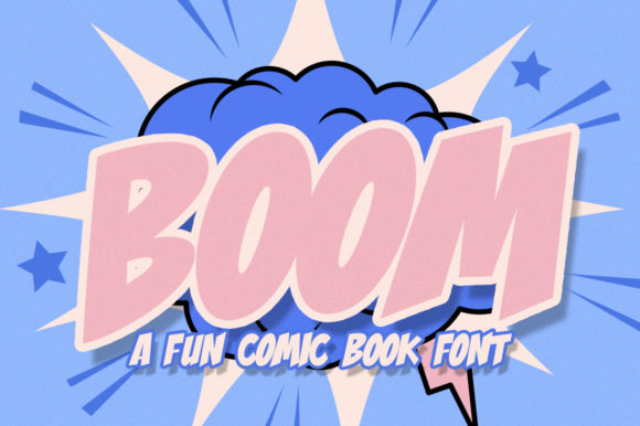 Boom Comic Font: A Display Typeface for Creative Projects