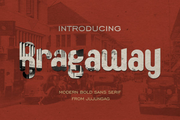 Bragaway Display Font for Branding Projects