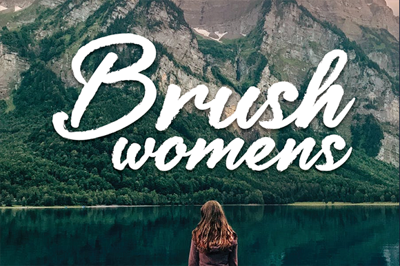Brush Womens Font: A Playful Display Typeface for Creative Branding