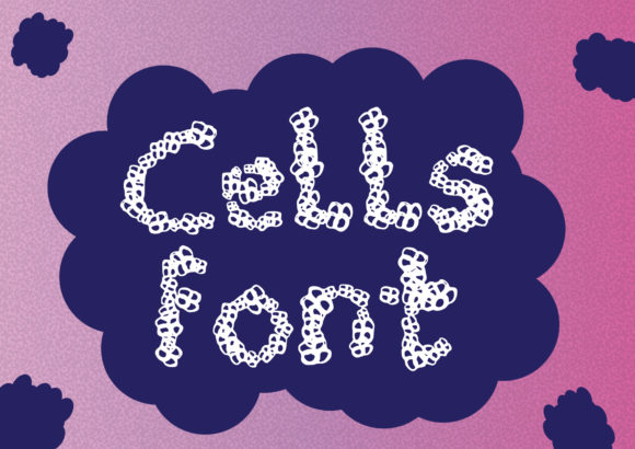 Cells Display Font for Creative Makers and Shop Owners