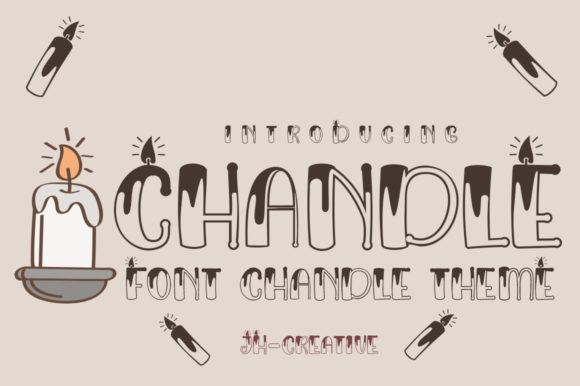 Chandle Font Review: A Display Typeface with a Candlelit Charm