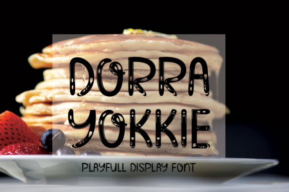 Dorra Yokkie Font: A Bold Display Typeface for Digital Branding