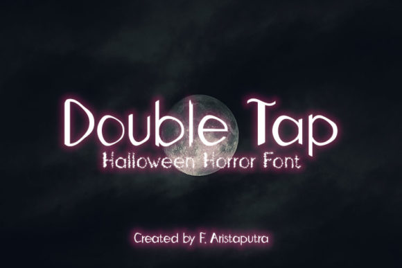 Double Tap Font: A Spooky Display Typeface for Bold Branding