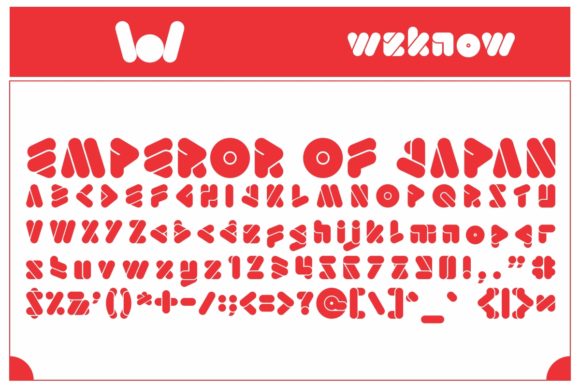 Emperor of Japan: A Futuristic Display Font for Modern Design