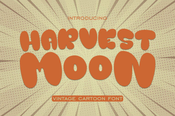 Harvest Moon Typeface for Bold Campaign Branding