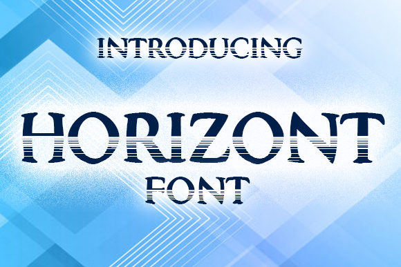 Horizont Font: A Display Typeface for Editorial Elegance