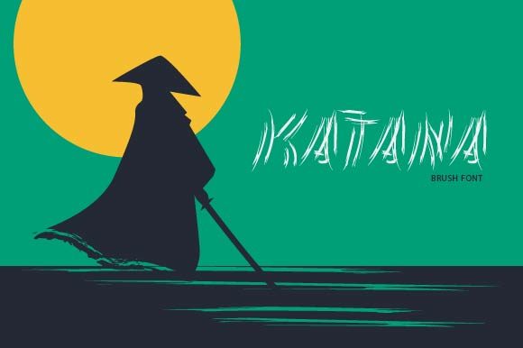 Katana Font for Creative Branding and Display Projects