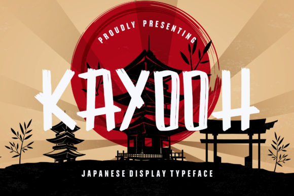 Kayooh Font Adds Bold Japanese Flair to Handmade Creations