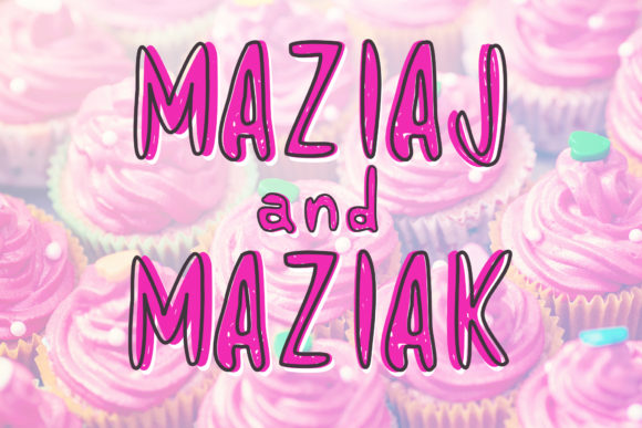 Maziaj and Maziak Font for Branding That Stands Out