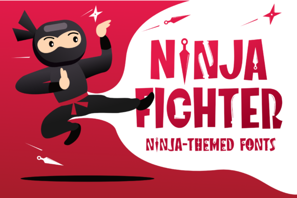Ninja Fighter Font for Bold Editorial Design