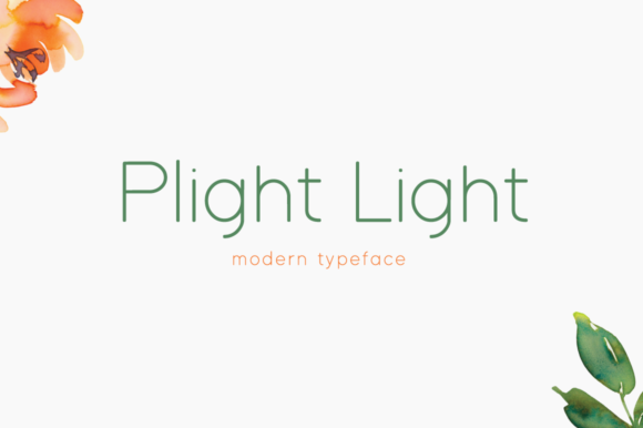 Plight Light: A Display Font for Creative Product Makers