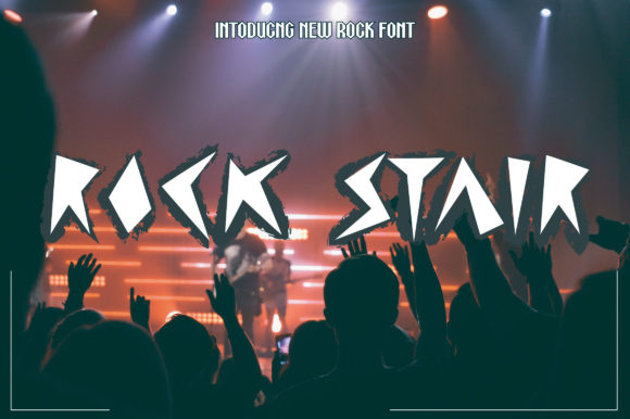 Rock Stair Display Font: A Bold Choice for Creative Projects