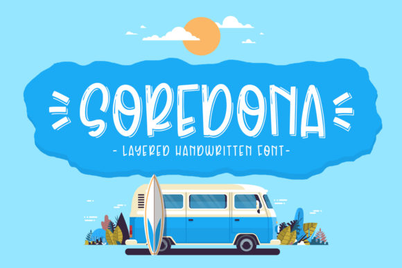 Soredona Display Font for Creative Campaigns