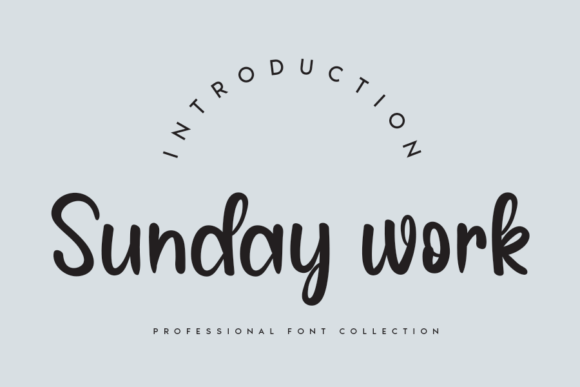 Sunday Work Font: A Polished Touch for Your Brand