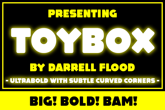 Toybox: A Bold Display Font for Modern Designers