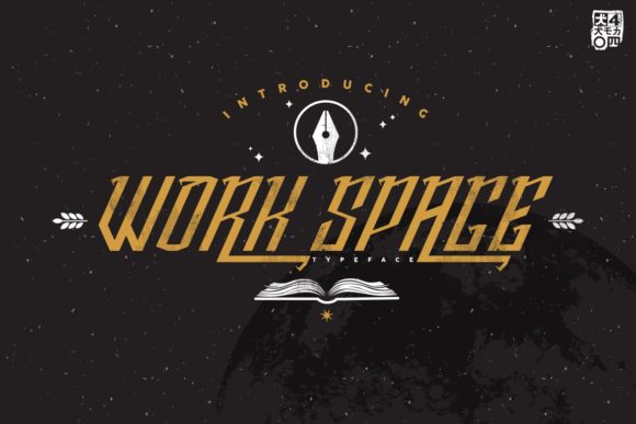 Work Space: A Retro Display Font with Elegance